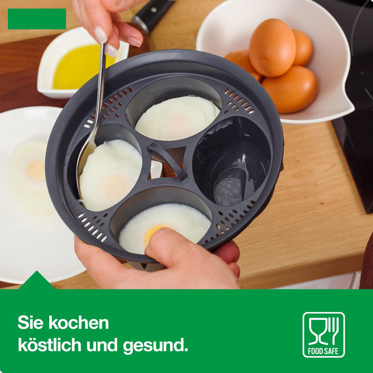 Kitchen Tools Four-grid Egg Steamer