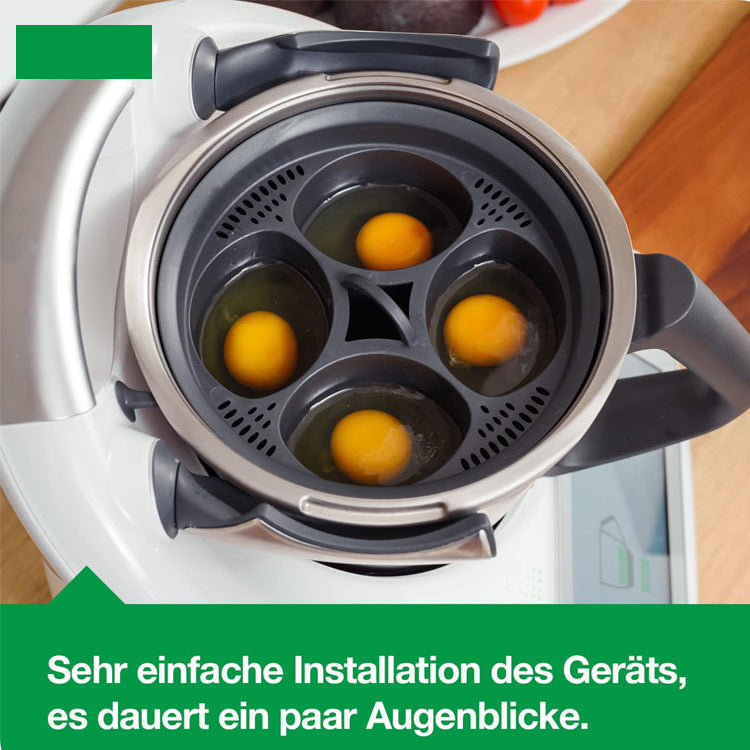 Kitchen Tools Four-grid Egg Steamer