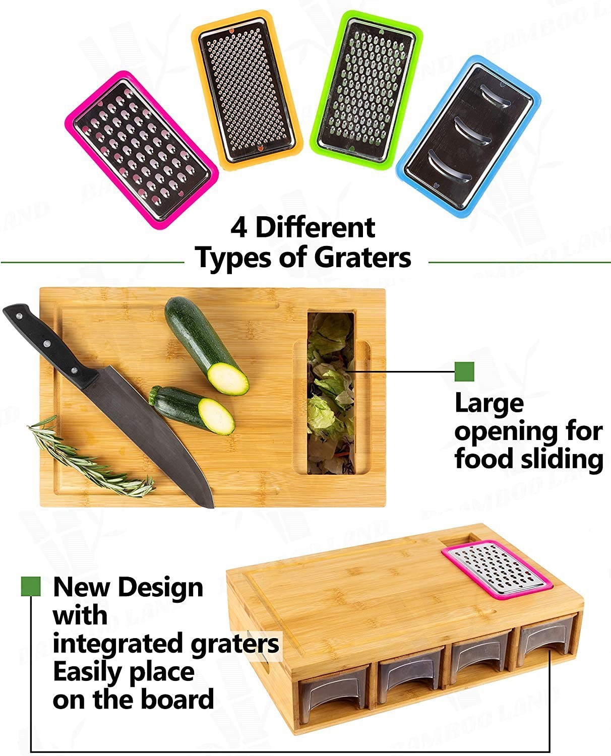 New Household Square Bamboo Cutting Board