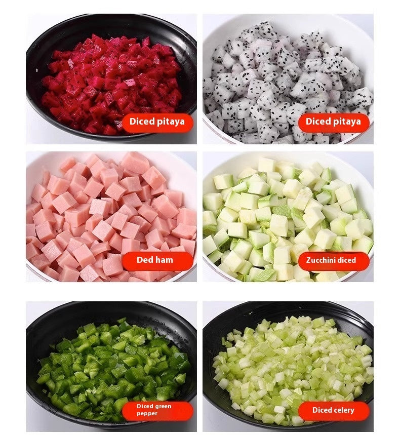 Commercial Vegetable Cutter Multi-function Automatic Dicing Slice