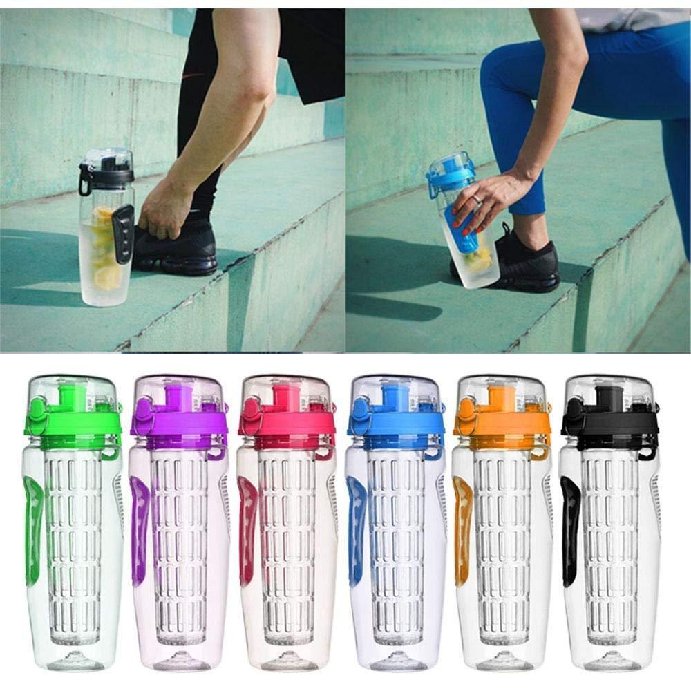 32Oz Fruit Infusing Infuser Juice Shaker Drink Bottle Of Water