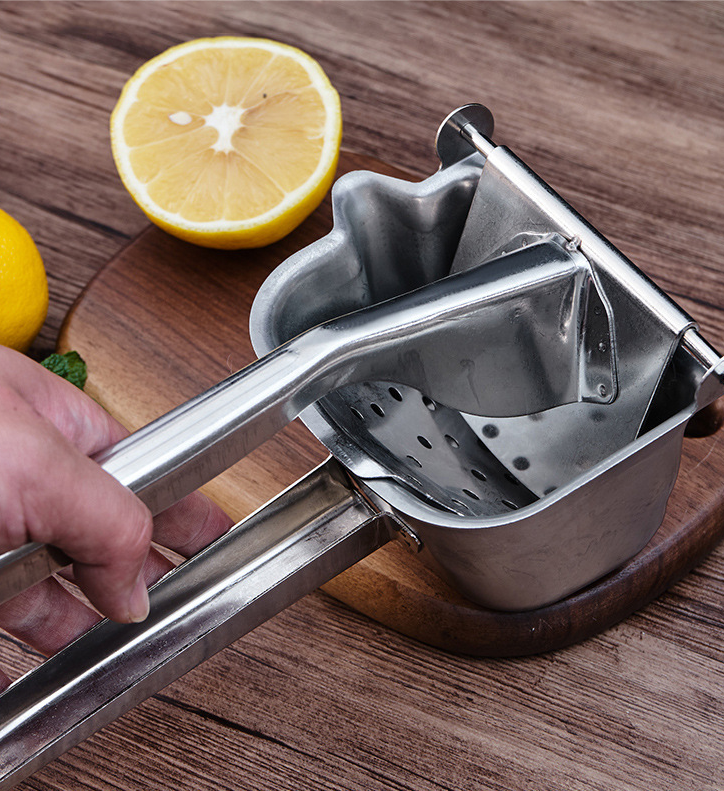 Stainless Steel Manual Lemon Clip Juicer Kitchen Juicer