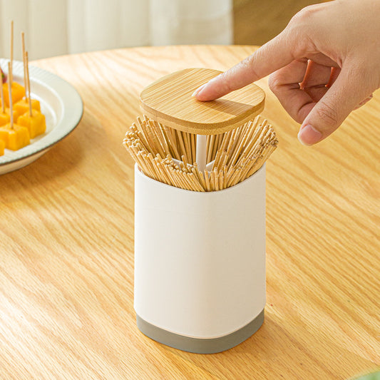 Automatic Toothpick Box Personality Creative Home Press Type