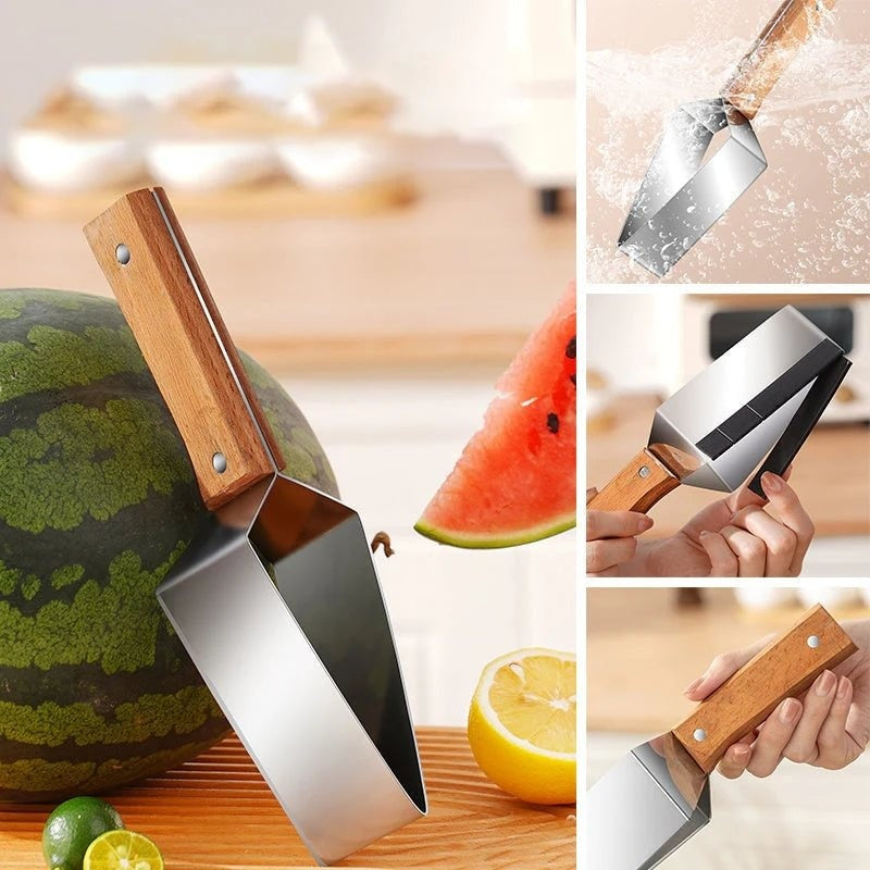 New Watermelon Splitter Watermelon Cutting Artifact 430 Stainless Steel