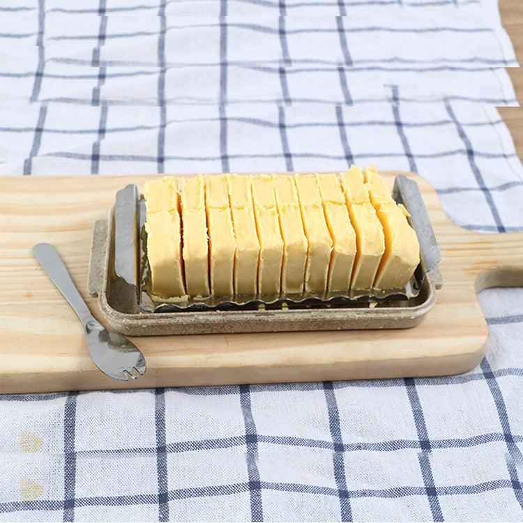 Butter Cutter Butter Preservation Box Cheese Square Storage