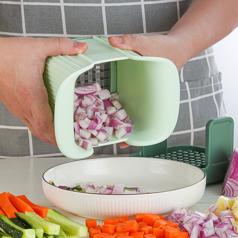 Multifunctional Vegetable Chopper French Fries Cutter Hand Pressure