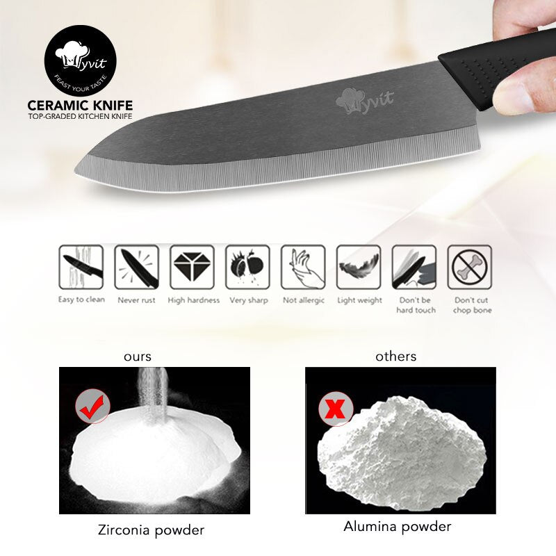 Ceramic Kitchen Knife Meat Cutter