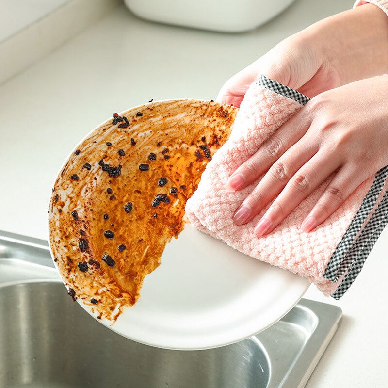 Household Kitchen Rags Gadgets Microfiber Towel