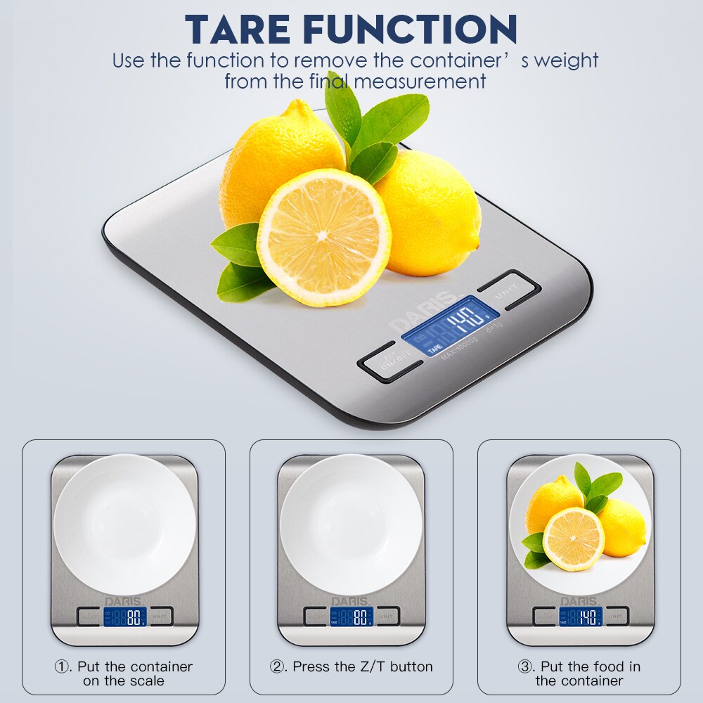 Digital Food Kitchen Scale 10kg Weight Multifunction