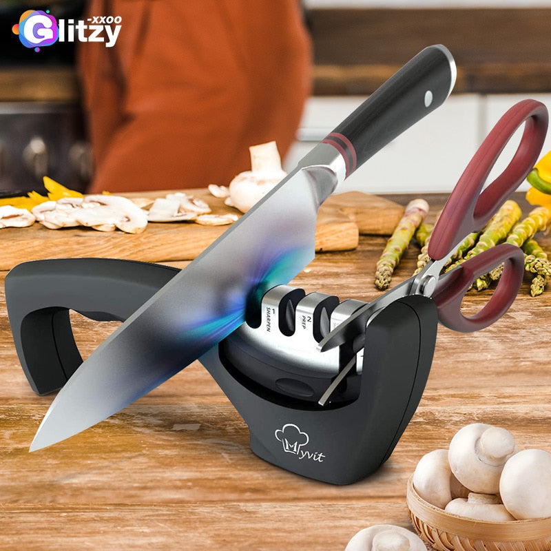 Kitchen Sharpening Stone Scissors