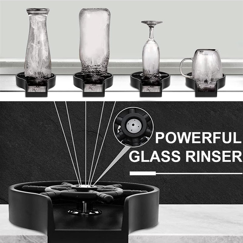 Glass Rinser Automatic Washer Cup Kitchen Sink