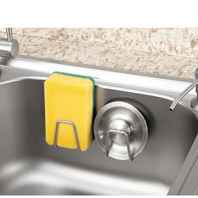 Konco Kitchen Sponges Holder Adhesive Wall Hanger