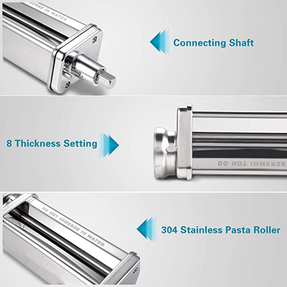 Pasta Roller Attachment Stainless Steel Pasta Maker