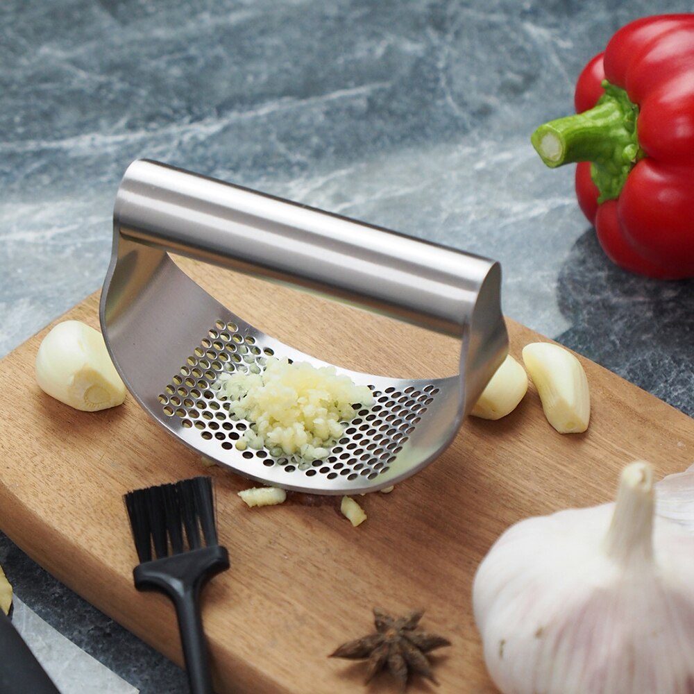 Garlic Chopper Mincer Press, Kitchen Garlic Masher