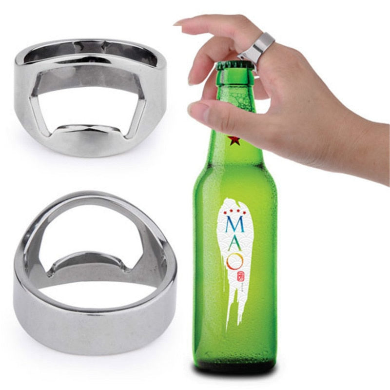 Ring Bottle Opener Kitchen Stainless Steel