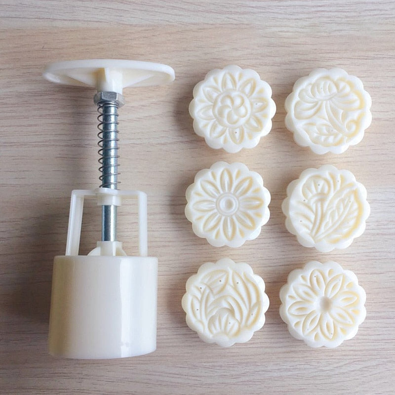 Hand Pressure Snowy Moon Cake Mold