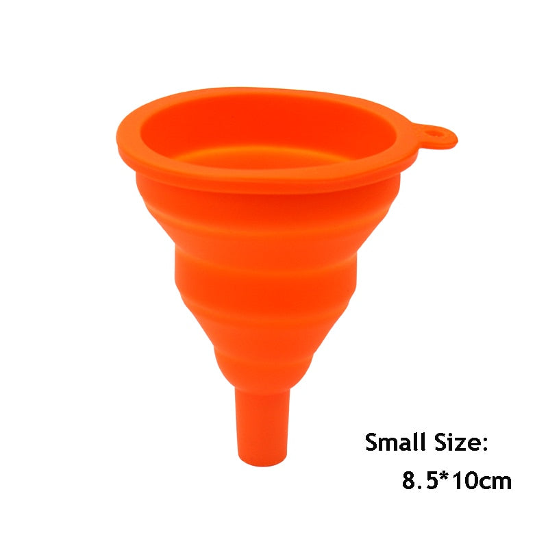 Mini Foldable Funnel Silicone Tools