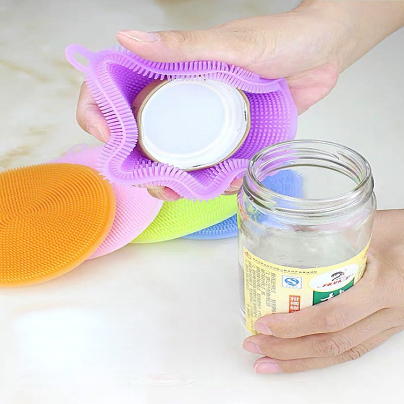 Silicone Brush Kitchen Dishwashing Soft