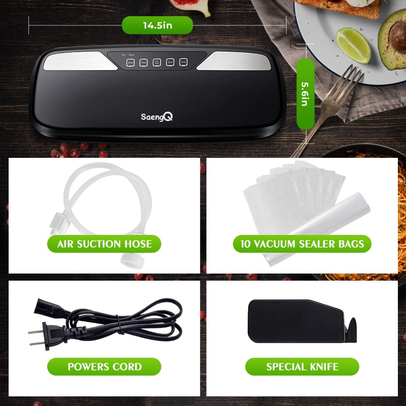 Electric Vacuum Food Sealer Packaging