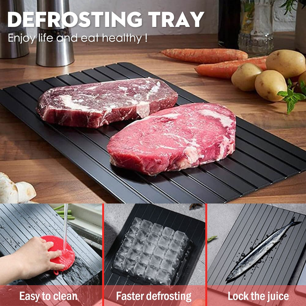 Fast Defrost Tray Fast Thaw Frozen Food Meat