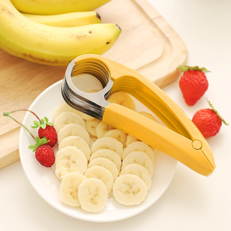 Banana Slicer Fruit Vegetable Sausage Slicer