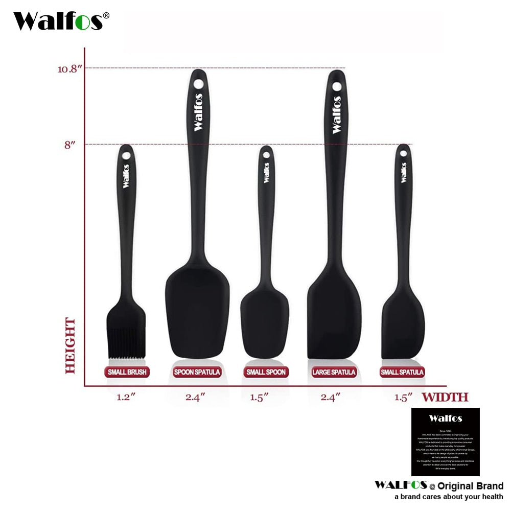 Kitchen Utensil Cooking Tools Silicone Spatula Set