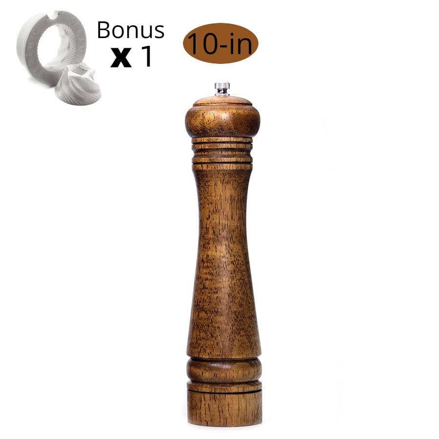 Salt and Pepper Mills, Solid Wood