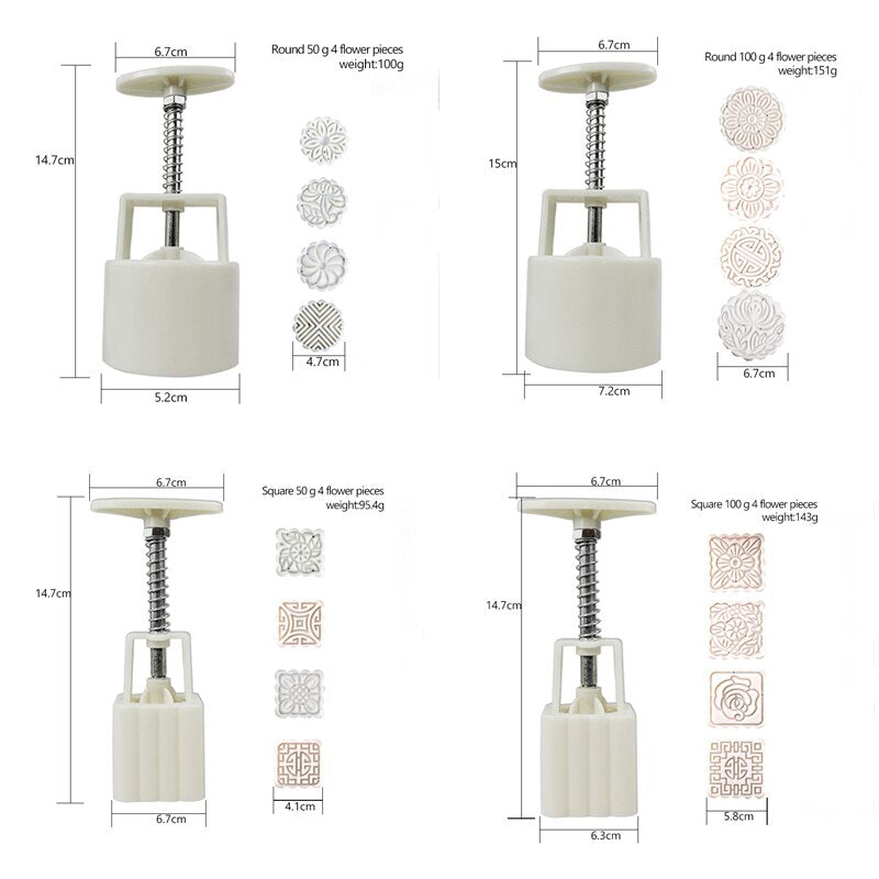 Plastic Mooncake Mould Moon