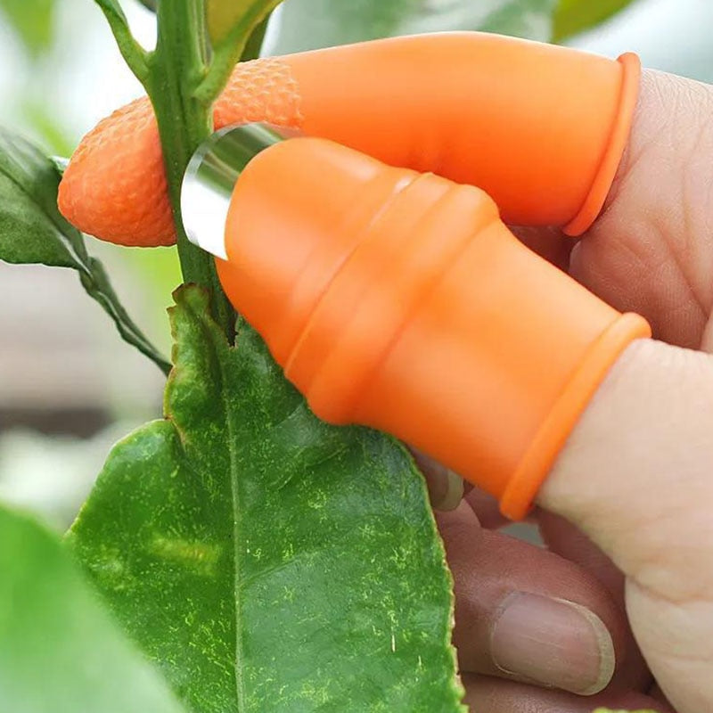 Farm Vegetable Fruit Picker Silicone Thumb Knife