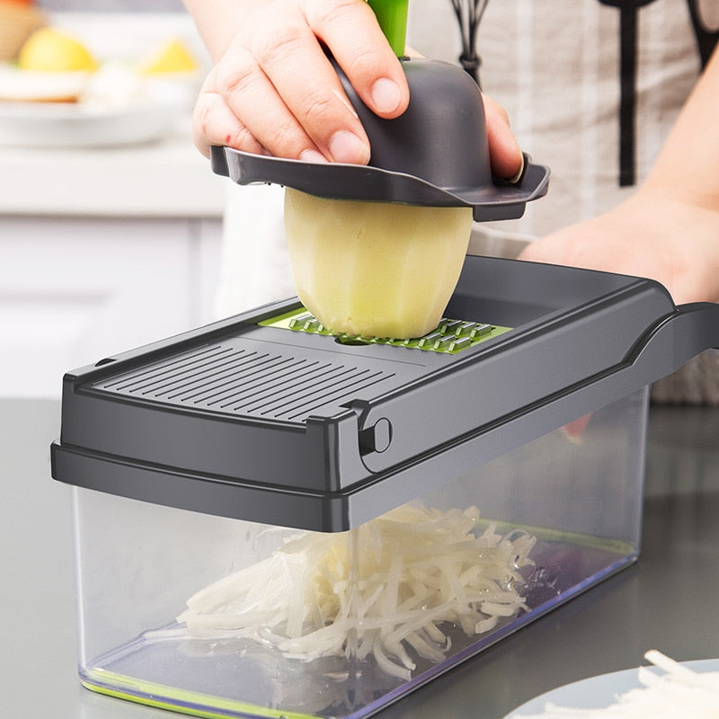 Upgrade Vegetable Cutter Gadgets Garlic Press