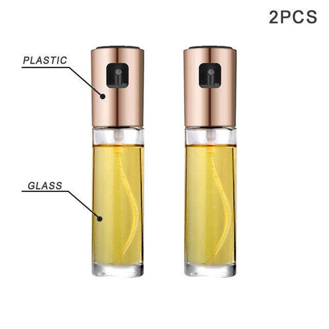 Kitchen Baking Oil Spray Vinegar Bottle Stainless Steel