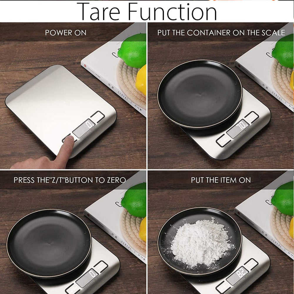 Kitchen Scale Multi-function Stainless Steel