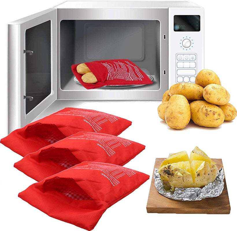 Microwave Oven Potato Cooker Bag