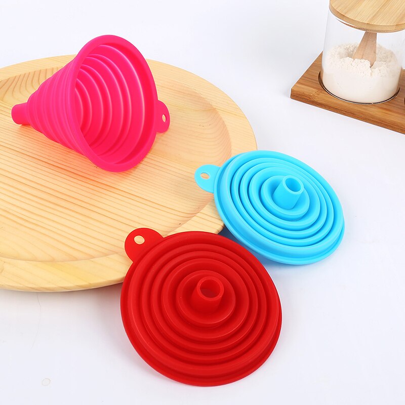 Mini Foldable Funnel Silicone Tools