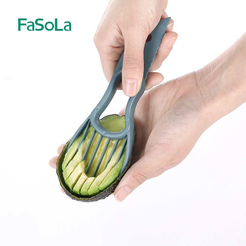 Avocado Cutter Plastic Knife Peeler