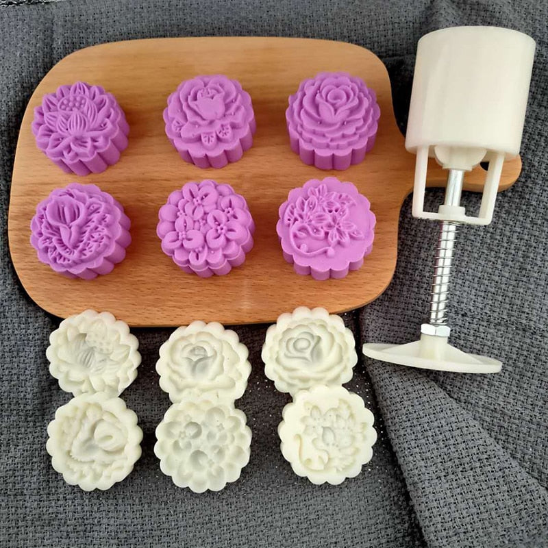 Flower Shape Mooncake Moulds