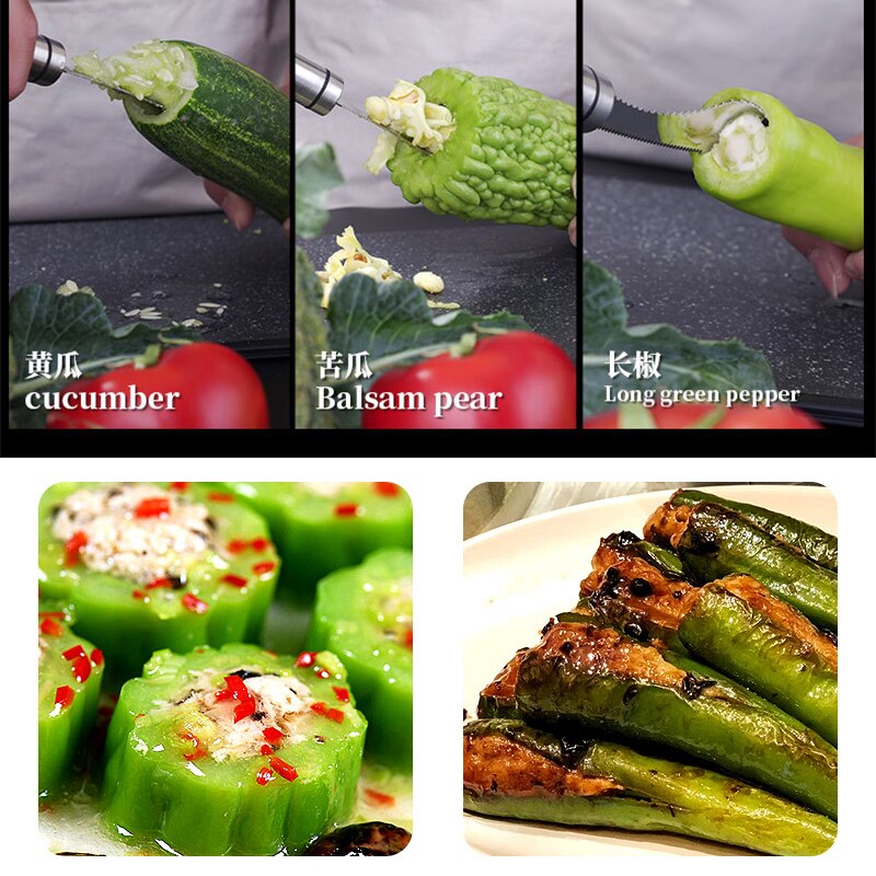 Cutting Pepper Knife Stainless Steel