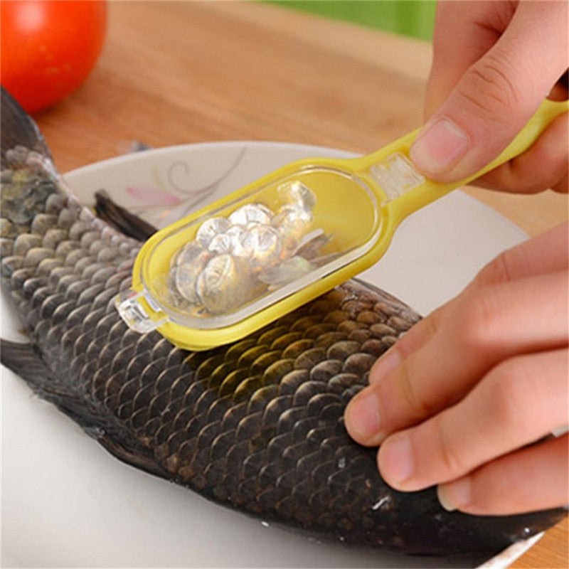 Fish Skin Brush Scraping Fishing Scale