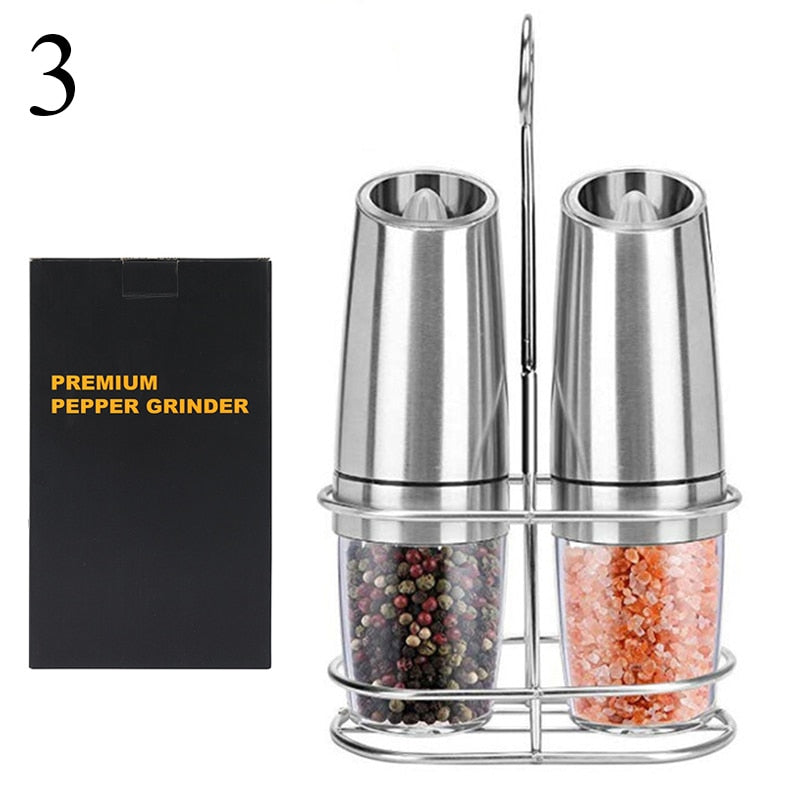 Electric Salt and Pepper Grinders Stainless Steel
