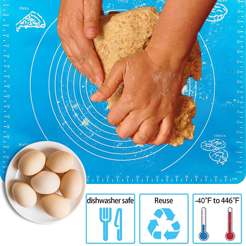 Silicone Baking Mat Sheet Rolling Dough