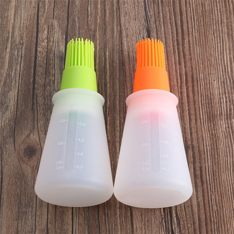 Kitchen Silicone Oil Bottle Oil Brush