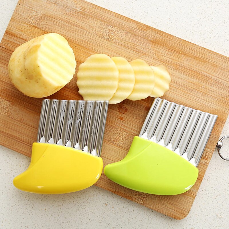 Potato Cutter Stainless Steel Wavy Knife French Fry