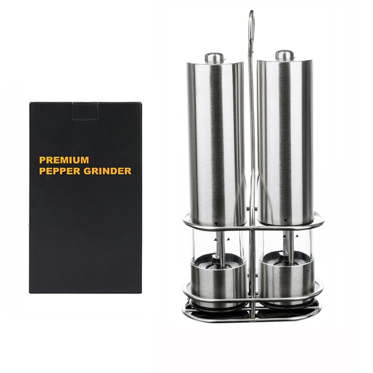 Stainless Steel Electric Salt and Pepper