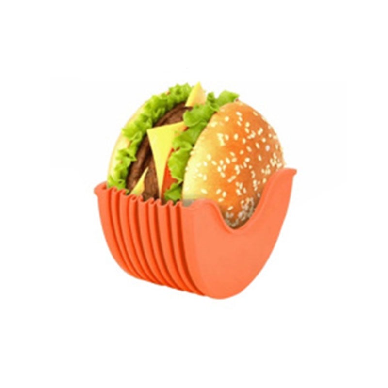 Burger Holders Reusable Anti-dirty Hands Silica Gel