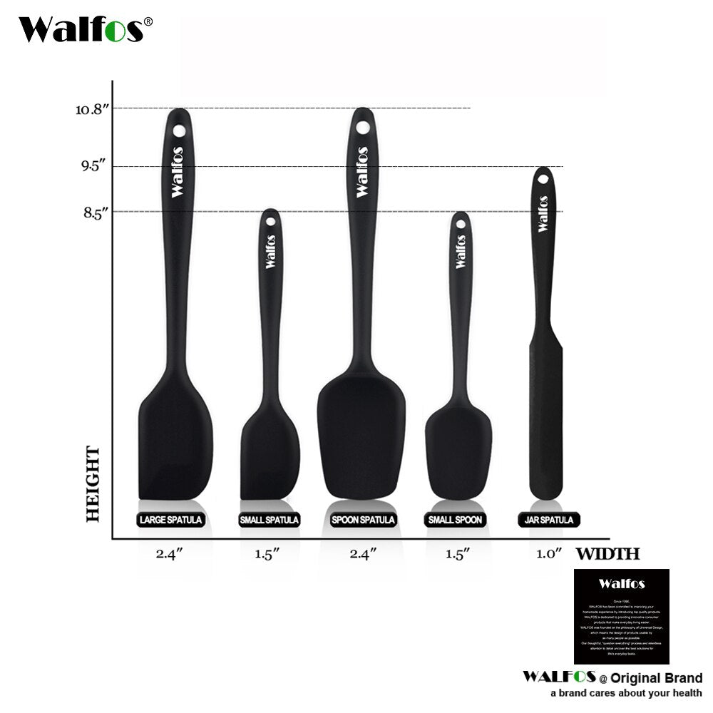 Kitchen Utensil Cooking Tools Silicone Spatula Set