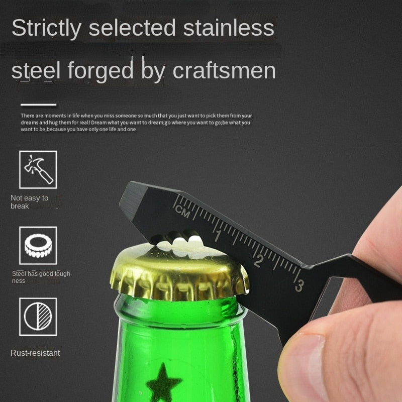 Multifunctional bottle opener