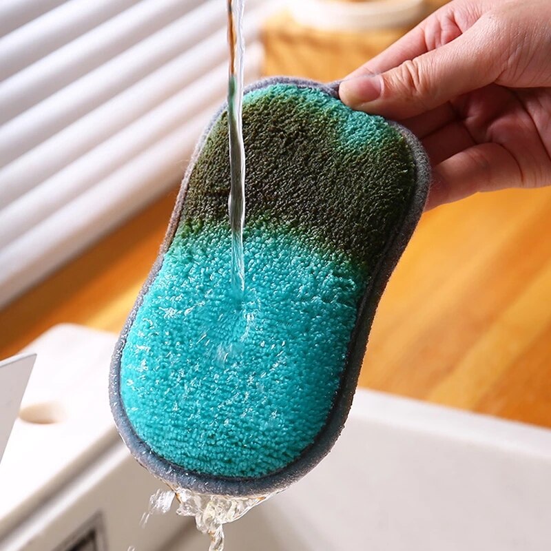 Double Sided Kitchen Cleaning Sponge