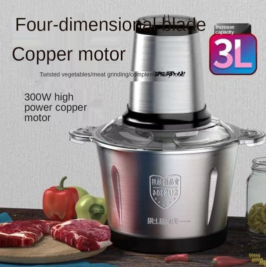 Stainless steel Electric Chopper Grinder