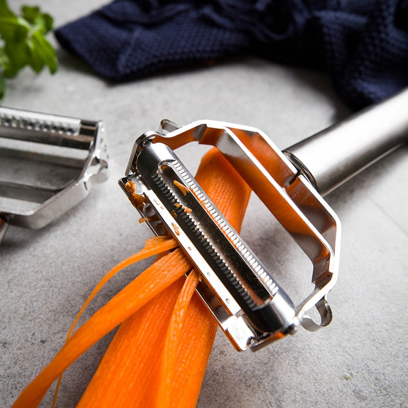 Food processing Eco-Friendly Stainless Steel Multi-function Vegetable Peeler