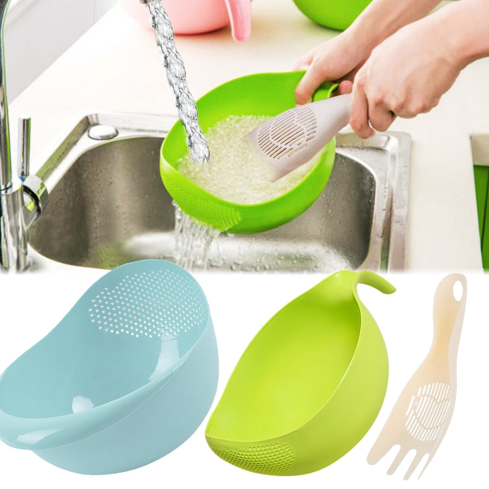 Slicer Rice Rice Washing Filter Strainer Plastic Rice Sieve – Slicer Tool
